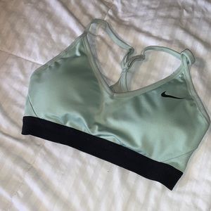 Mint green Nike sports bra